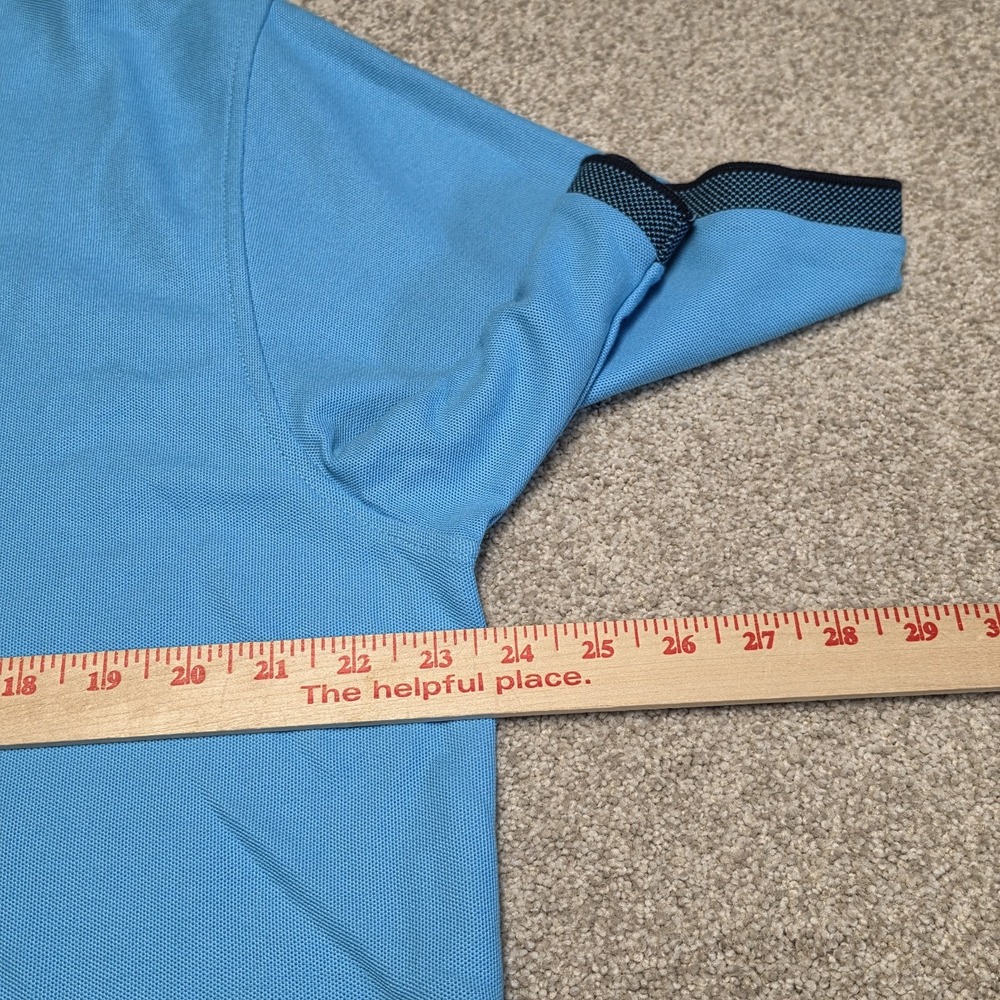 Psycho Bunny Montebello Pima Cotton Polo Shirt XXL Aquarius Blue NWT Logo Golf - Picture 11 of 11